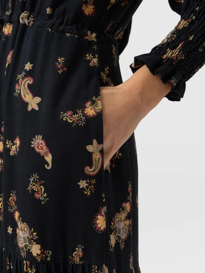 Olivia Zip Up Dress 8211 Highland Paisley Highland Paisley Women Saint And Sofia Dresses