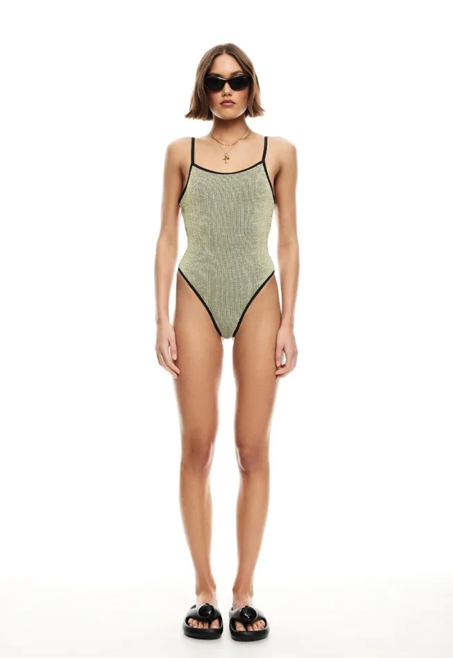 One Pieces Women Lioness Fashion MADEMOISELLE ONE PIECE Yellow