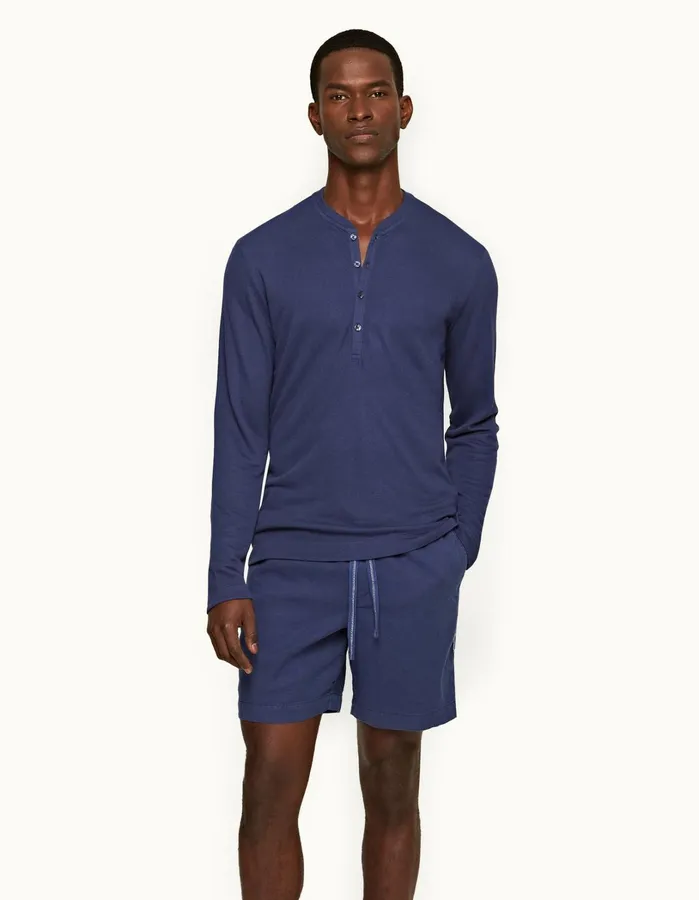 Orlebar Brown Day Shorts Men Ambrose Lagoon Blue