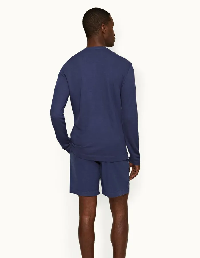 Orlebar Brown Day Shorts Men Ambrose Lagoon Blue