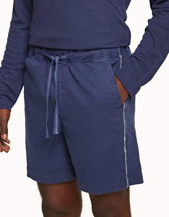 Orlebar Brown Day Shorts Men Ambrose Lagoon Blue