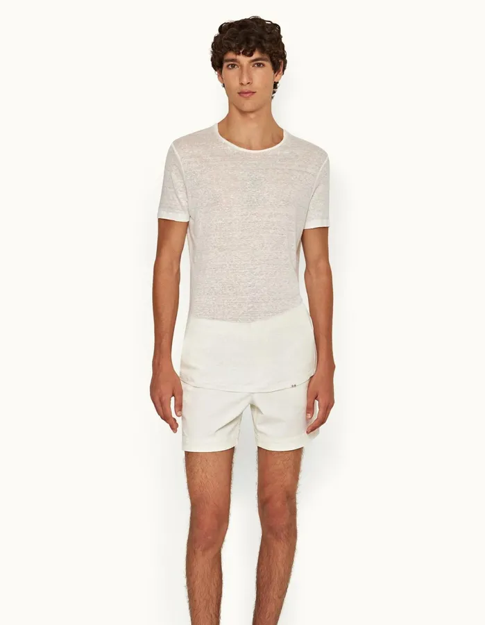 Orlebar Brown Day Shorts Men Bulldog Corduroy Sea Mist