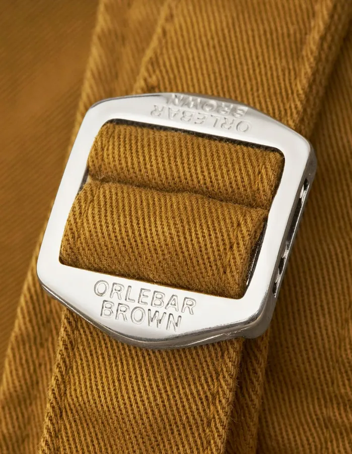 Orlebar Brown Day Shorts Men Bulldog StretchCotton Golden Khaki