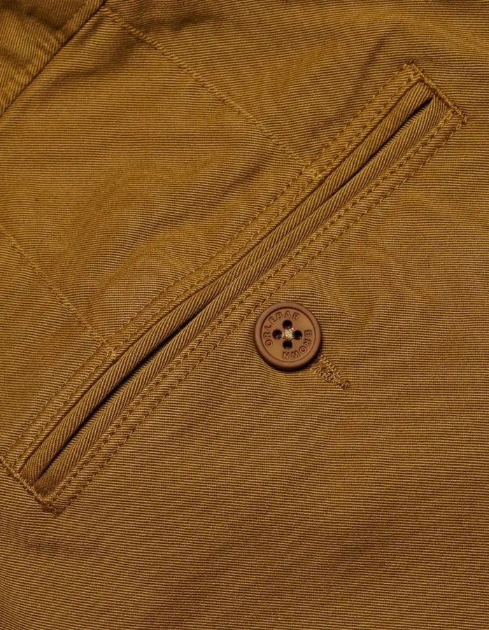 Orlebar Brown Day Shorts Men Bulldog StretchCotton Golden Khaki