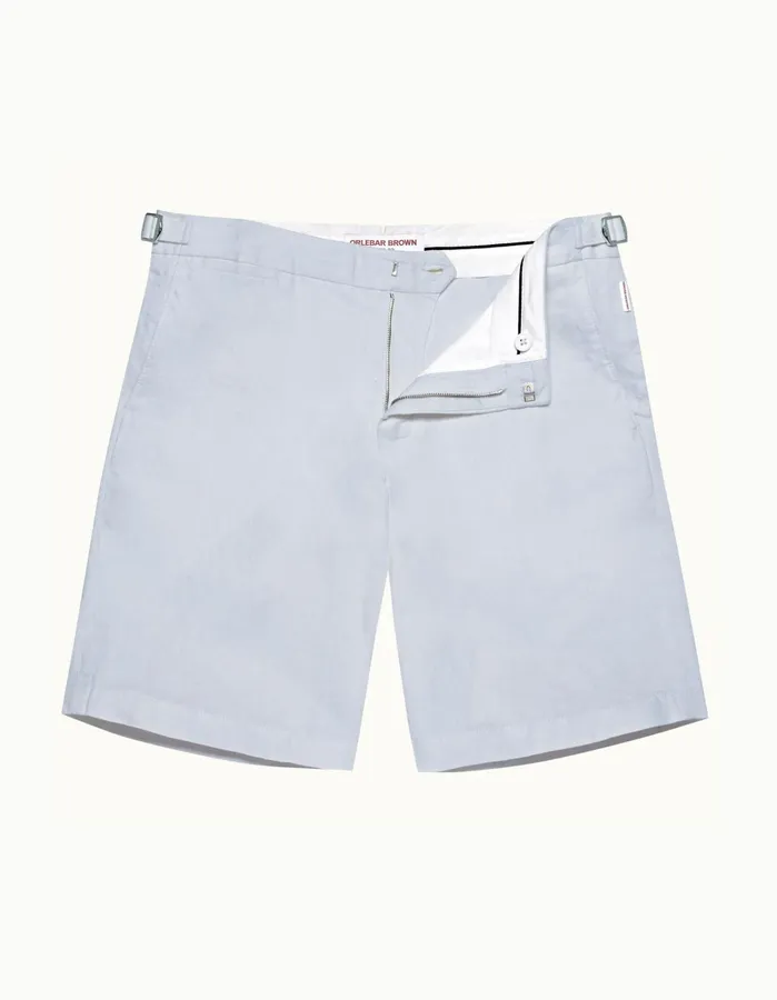 Orlebar Brown Day Shorts Men Norwich Linen Light Island Sky
