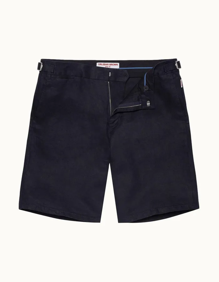 Orlebar Brown Day Shorts Men Norwich Linen Navy