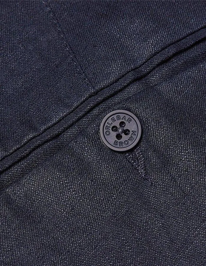 Orlebar Brown Day Shorts Men Norwich Linen Navy