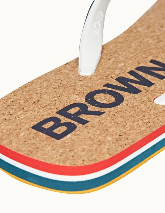 Orlebar Brown Footwear Men Haston Cork Navyorange
