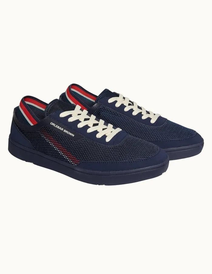 Orlebar Brown Footwear Men Larson Stripe Navy