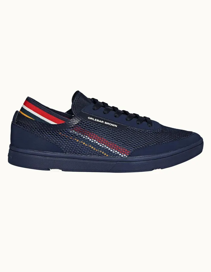 Orlebar Brown Footwear Men Larson Stripe Navyorange