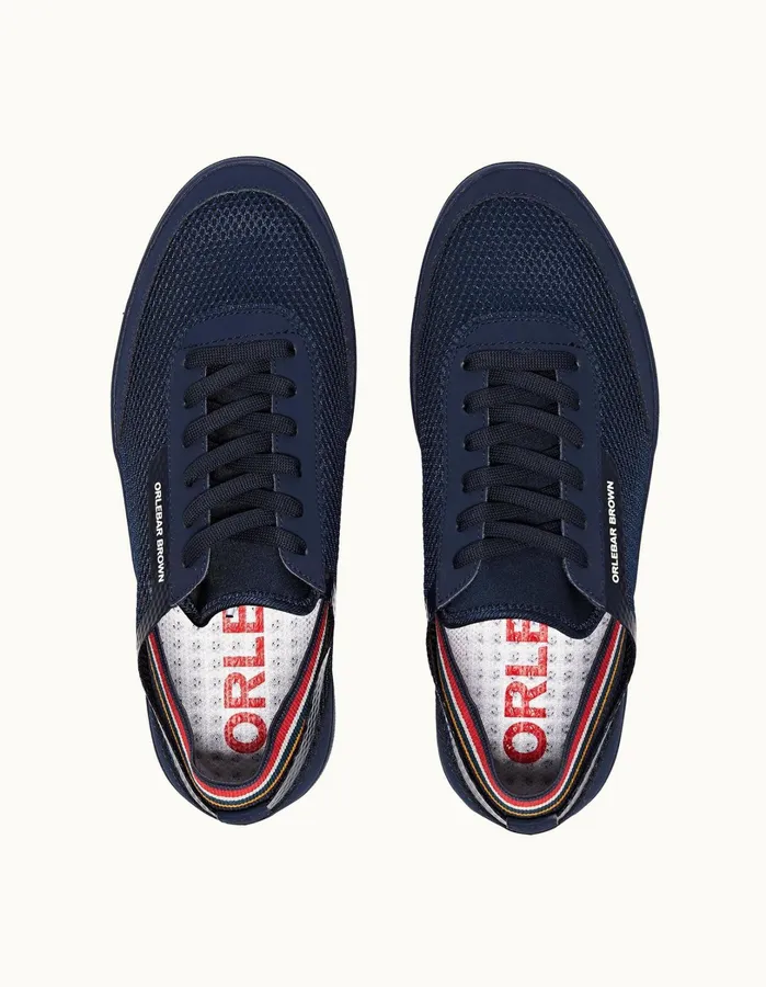 Orlebar Brown Footwear Men Larson Stripe Navyorange
