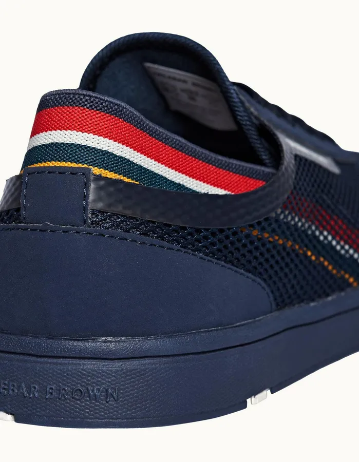 Orlebar Brown Footwear Men Larson Stripe Navyorange