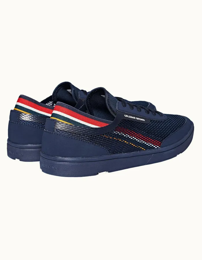 Orlebar Brown Footwear Men Larson Stripe Navyorange
