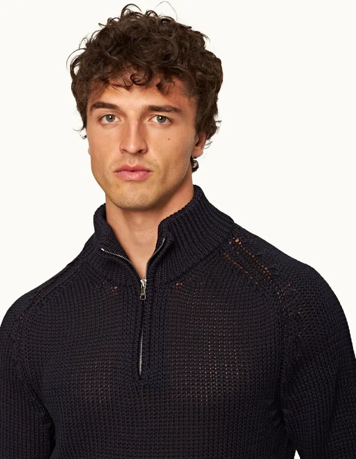 Orlebar Brown Knitwear Men Lennard Night Iris