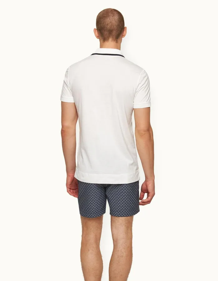 Orlebar Brown Polo Shirts Men Dominic White