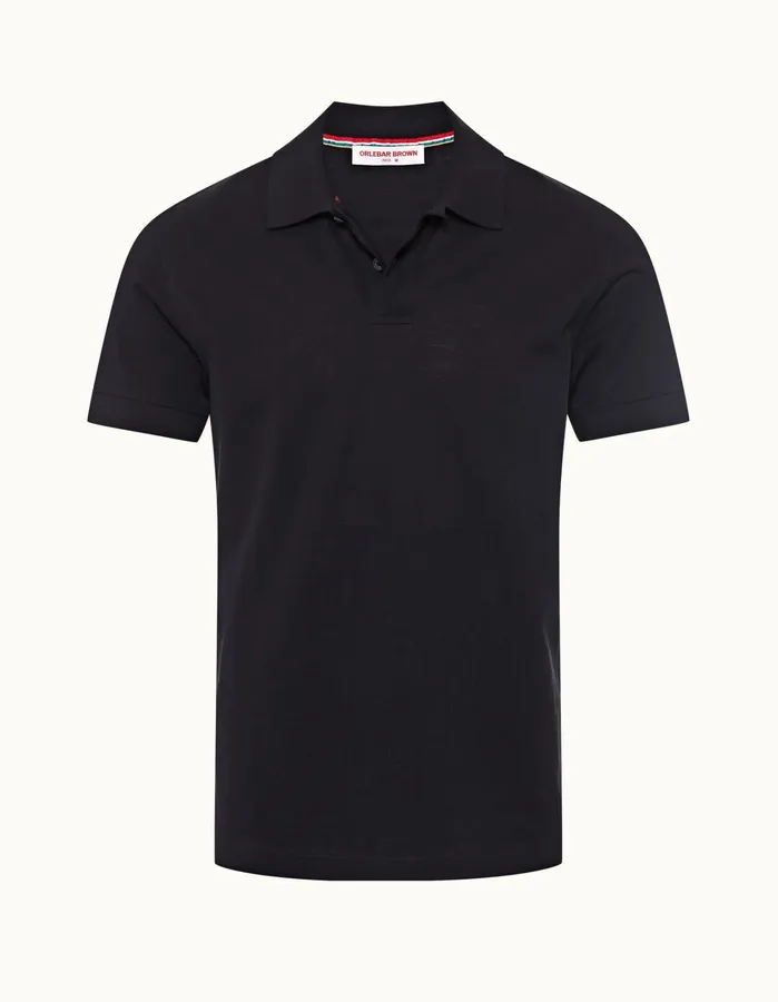 Orlebar Brown Polo Shirts Men Jarrett Night Iris