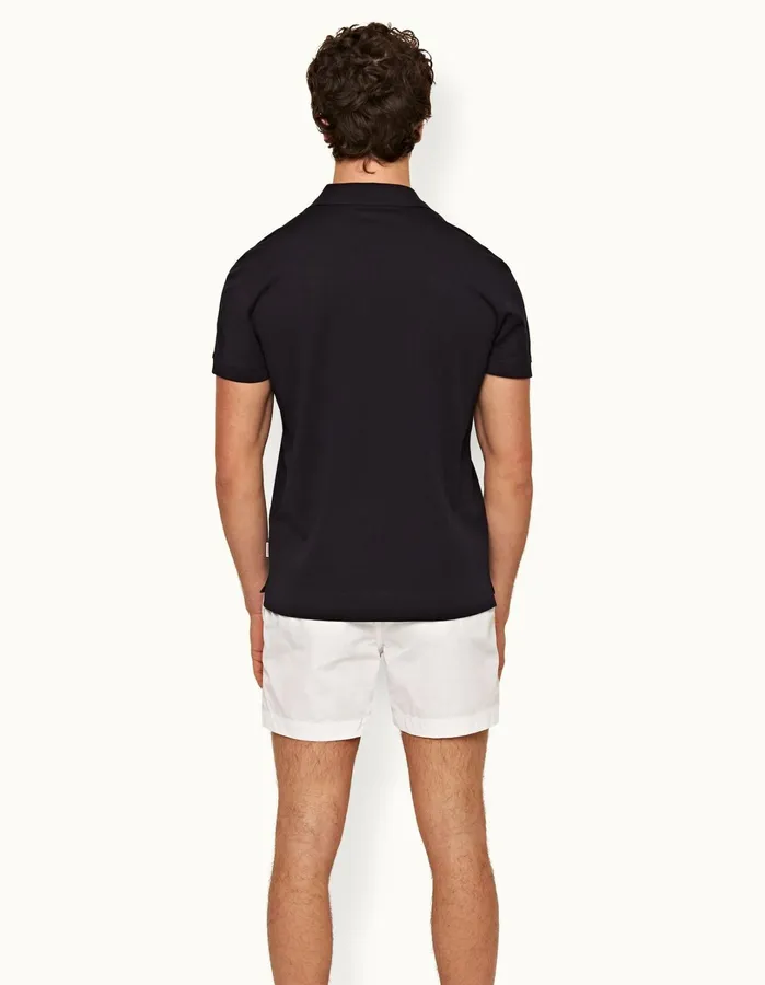 Orlebar Brown Polo Shirts Men Jarrett Night Iris