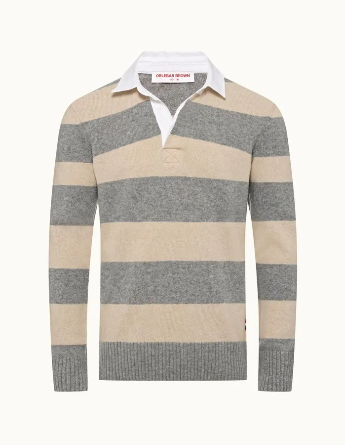 Orlebar Brown Polo Shirts Men Legris Granite