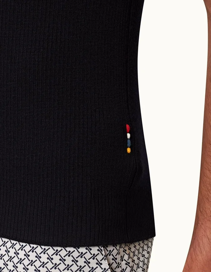 Orlebar Brown Polo Shirts Men Maranon Merino Night Iris