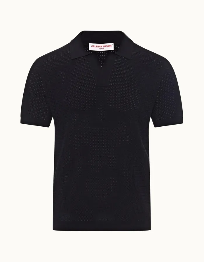 Orlebar Brown Polo Shirts Men Roddy Night Iris