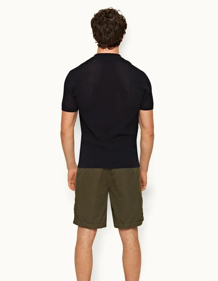 Orlebar Brown Polo Shirts Men Roddy Night Iris