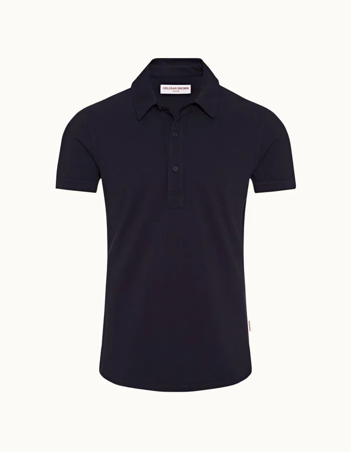 Orlebar Brown Polo Shirts Men Sebastian Navy