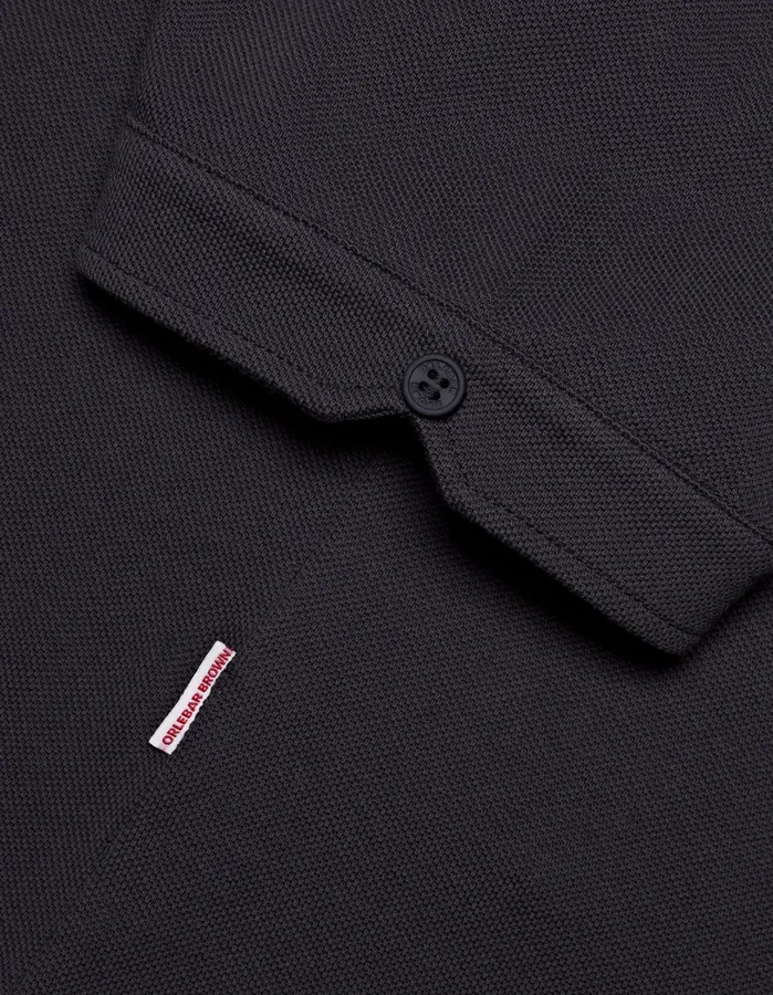 Orlebar Brown Polo Shirts Men Sebastian Piranha Grey