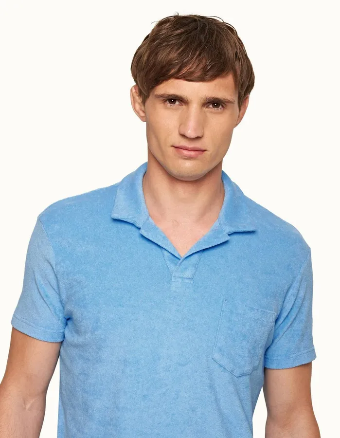 Orlebar Brown Polo Shirts Men Terry Towelling Riviera