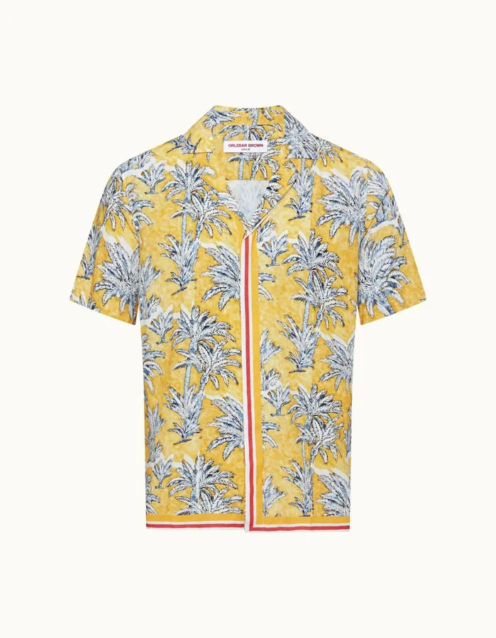 Orlebar Brown Shirts Men Maitan Toucan Palm