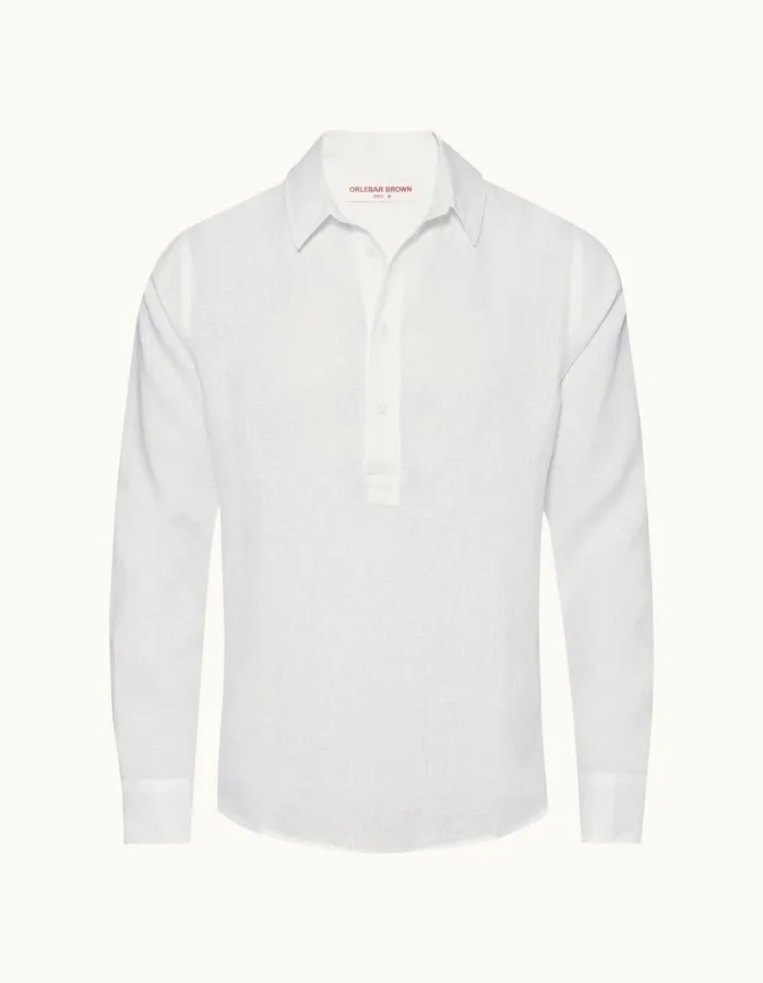 Orlebar Brown Shirts Men Percy White