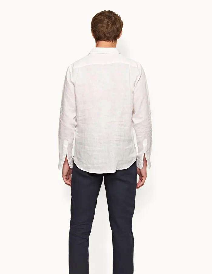 Orlebar Brown Shirts Men Percy White