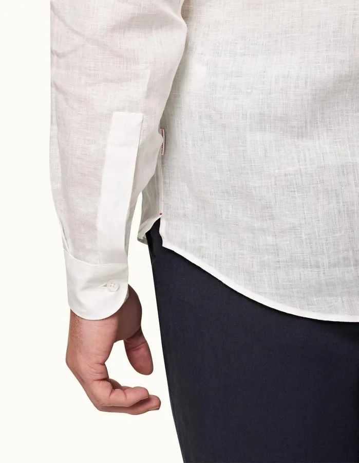 Orlebar Brown Shirts Men Percy White