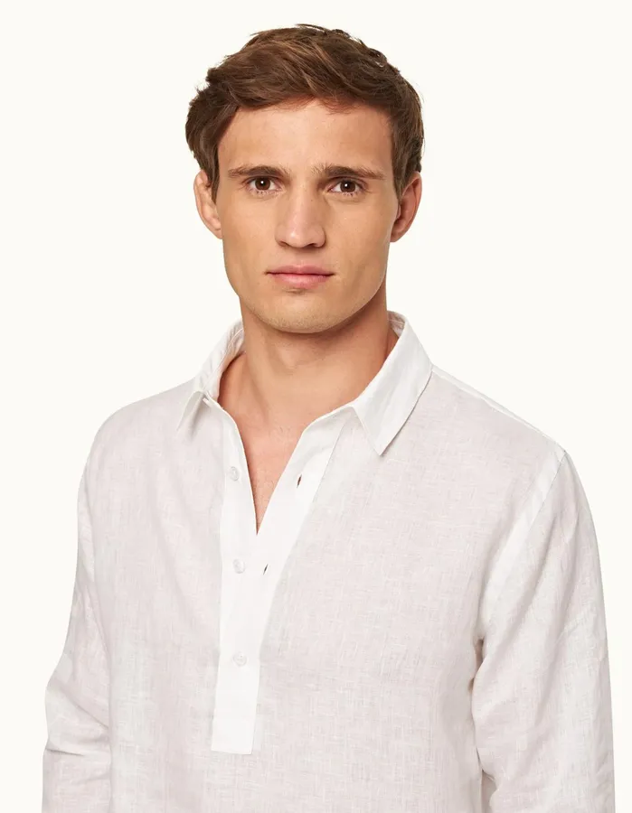 Orlebar Brown Shirts Men Percy White