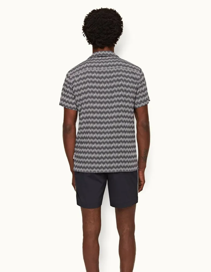 Orlebar Brown Shirts Men Travis Night Iriswhite