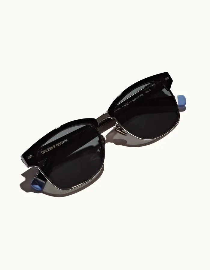Orlebar Brown Sunglasses Men Matira Black Laminate