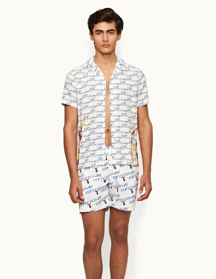 Orlebar Brown Swim Shorts Men Bulldog 007 Octopussy Repeat