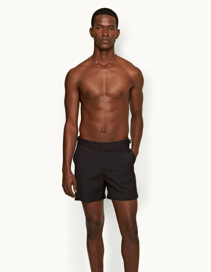 Orlebar Brown Swim Shorts Men Bulldog Bonded Merino Night Iris