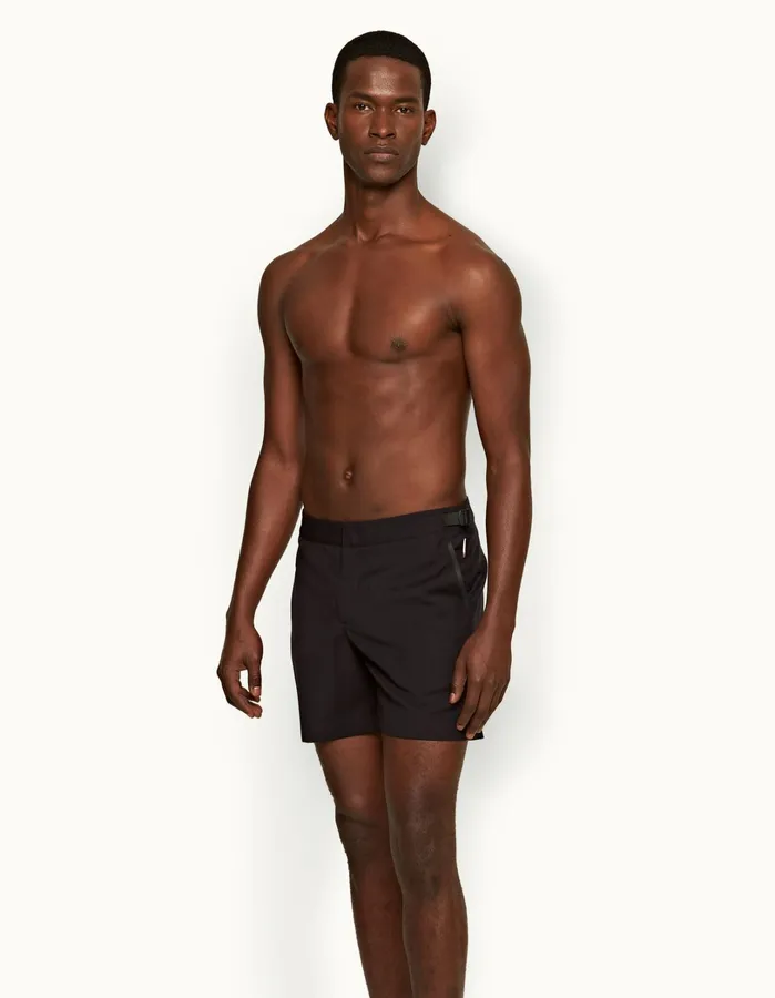Orlebar Brown Swim Shorts Men Bulldog Bonded Merino Night Iris