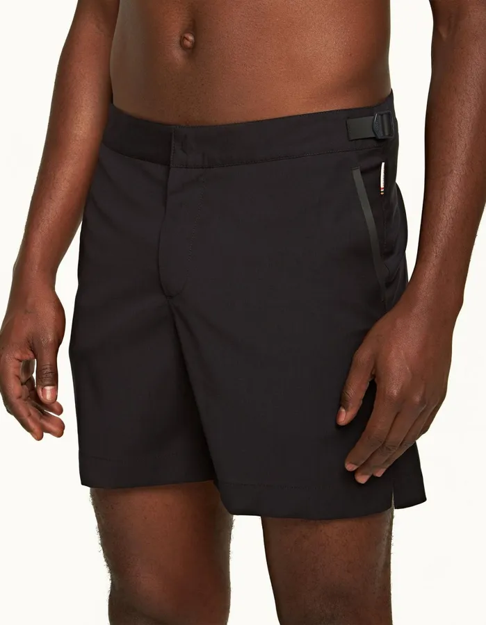 Orlebar Brown Swim Shorts Men Bulldog Bonded Merino Night Iris