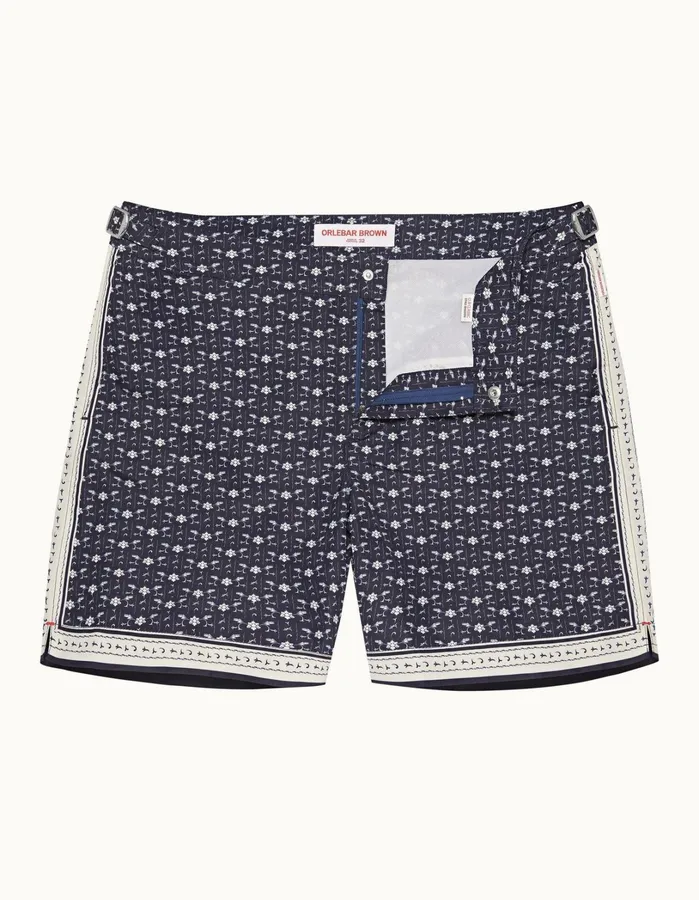 Orlebar Brown Swim Shorts Men Bulldog Dark Sapphiresea Mist