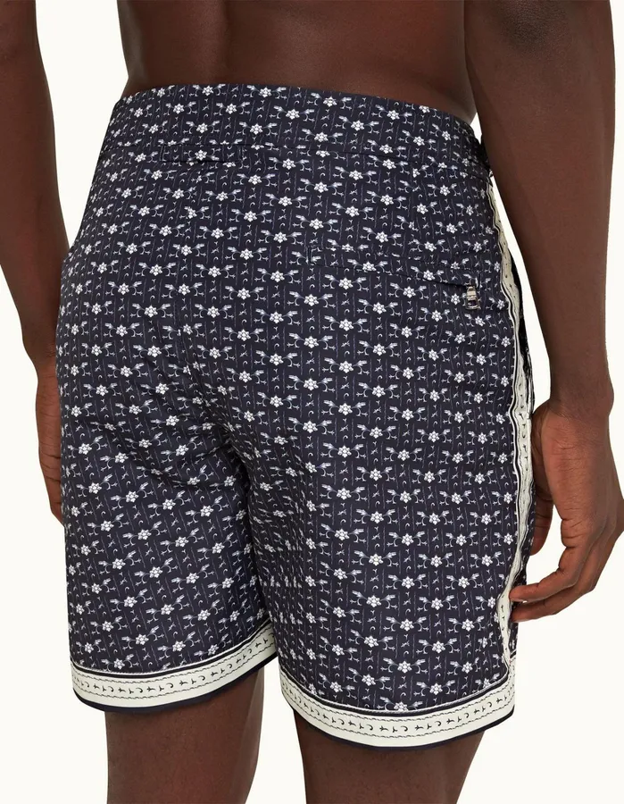 Orlebar Brown Swim Shorts Men Bulldog Dark Sapphiresea Mist
