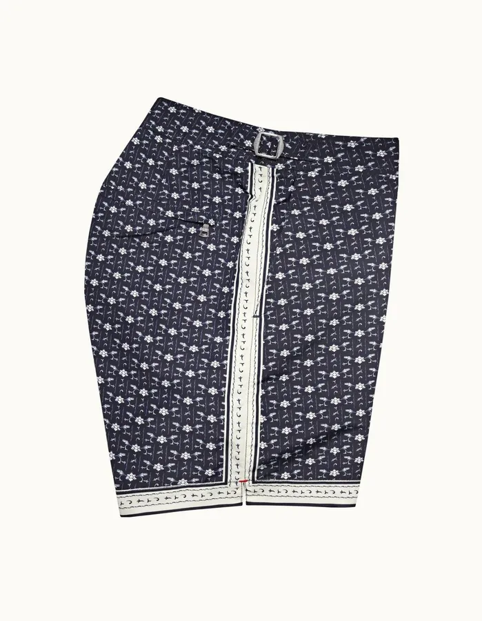 Orlebar Brown Swim Shorts Men Bulldog Dark Sapphiresea Mist