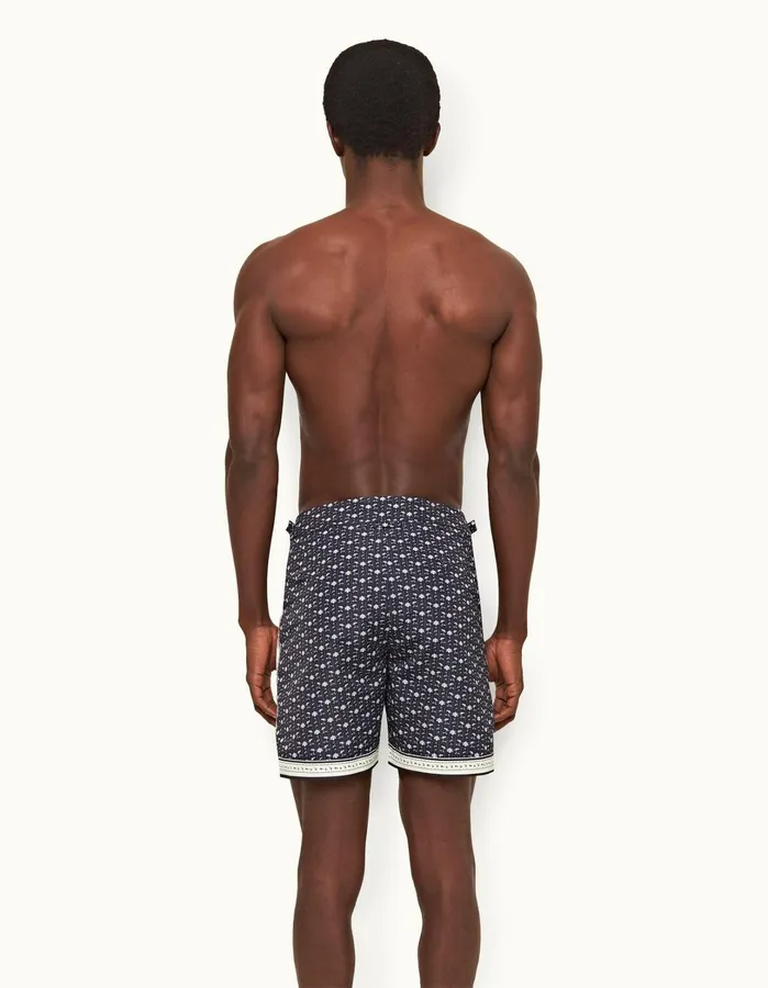 Orlebar Brown Swim Shorts Men Bulldog Dark Sapphiresea Mist