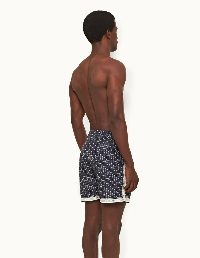 Orlebar Brown Swim Shorts Men Bulldog Dark Sapphiresea Mist