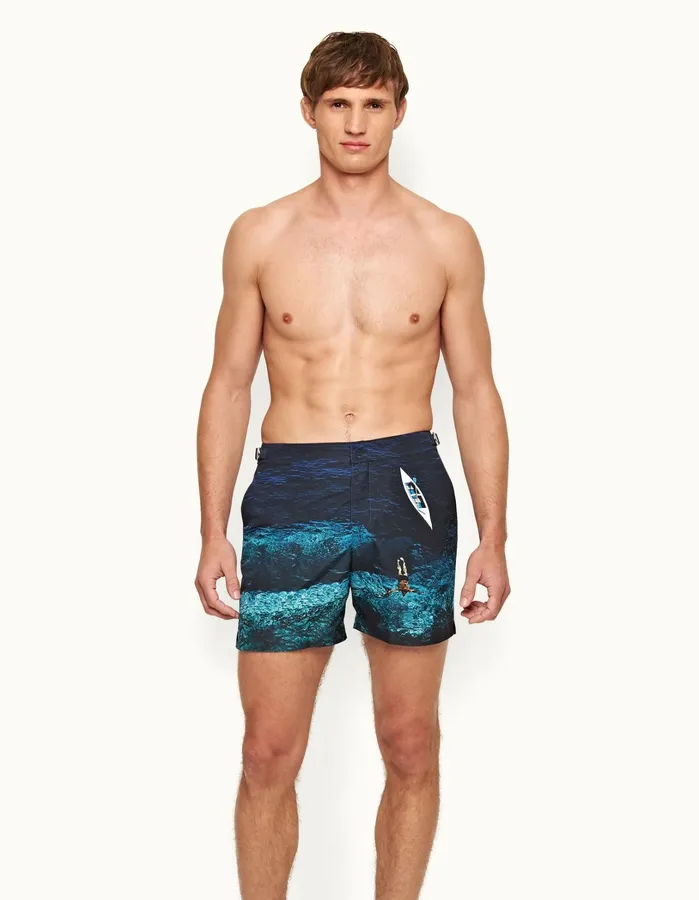 Orlebar Brown Swim Shorts Men Bulldog Deep Sea