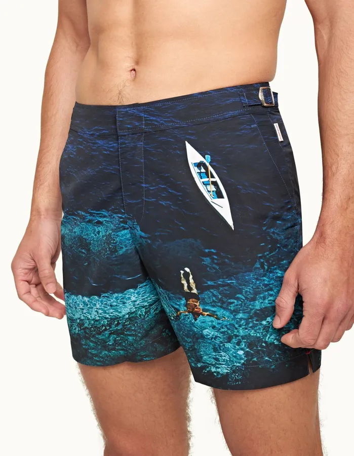 Orlebar Brown Swim Shorts Men Bulldog Deep Sea