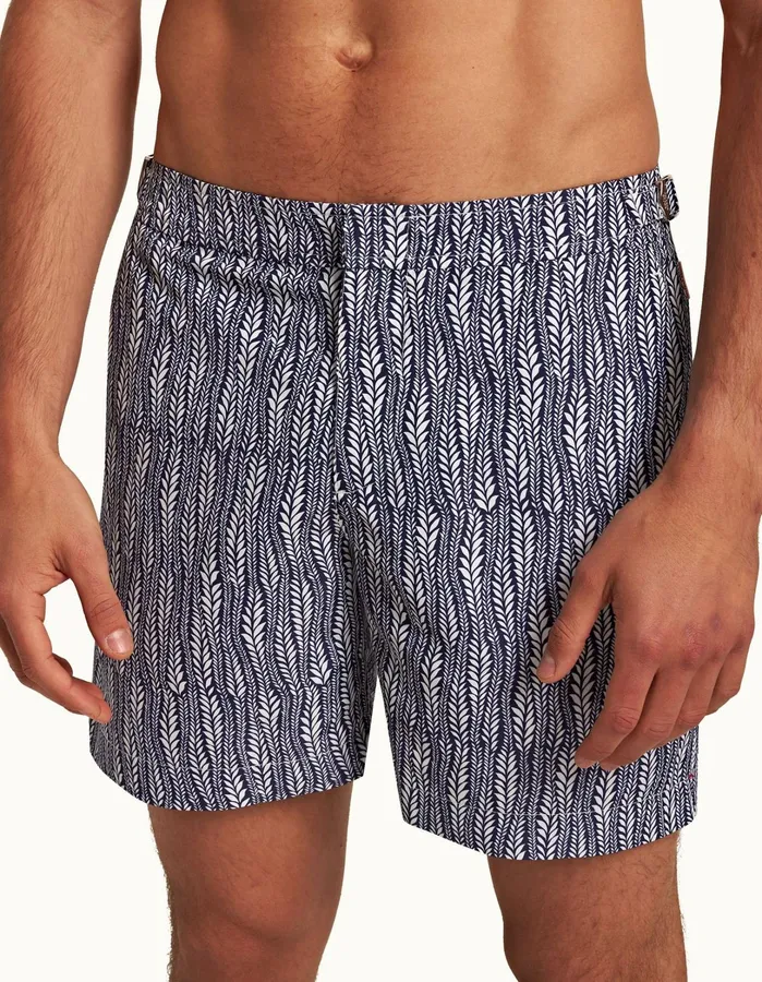 Orlebar Brown Swim Shorts Men Bulldog Lagoon Bluewhite