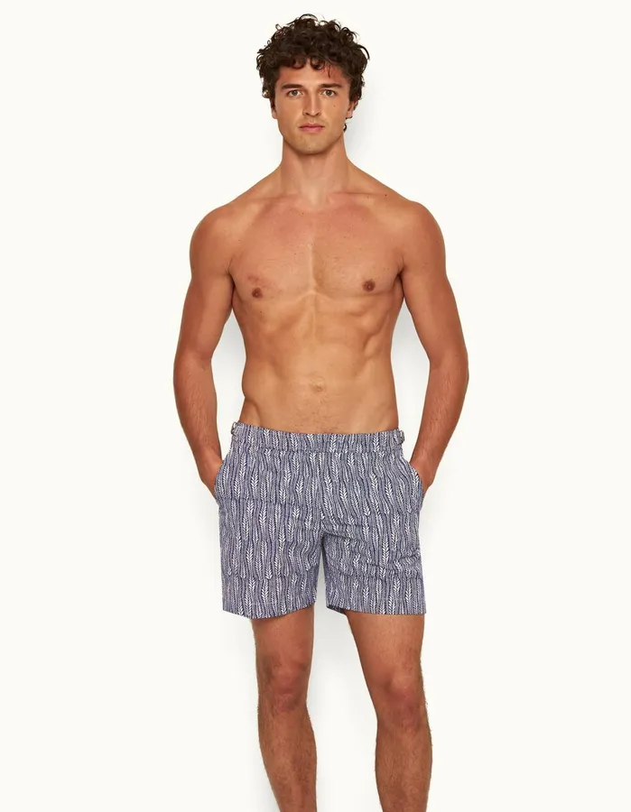 Orlebar Brown Swim Shorts Men Bulldog Lagoon Bluewhite