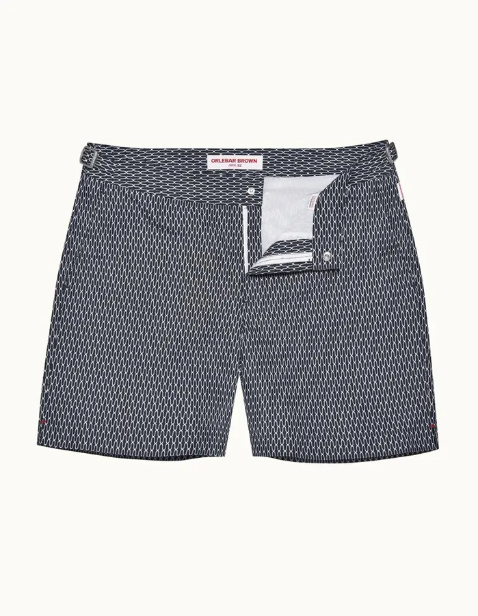 Orlebar Brown Swim Shorts Men Bulldog Midnight Navywhite