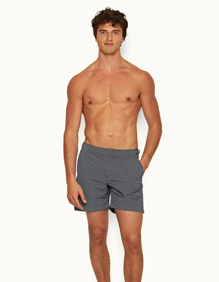 Orlebar Brown Swim Shorts Men Bulldog Midnight Navywhite